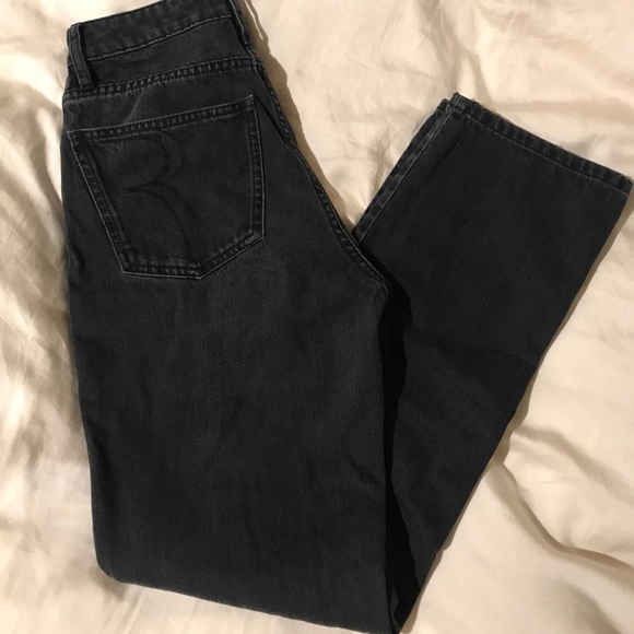Rouje Black Straight Leg Jeans size 27 French girl denim sezane - Picture 1 of 10